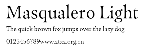 Masqualero Light.ttf