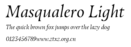 Masqualero Light.ttf