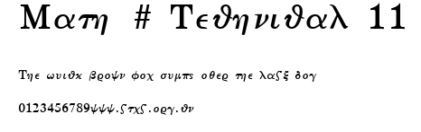 Math & Technical 11.ttf