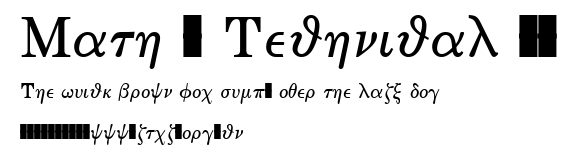 Math & Technical 12.ttf