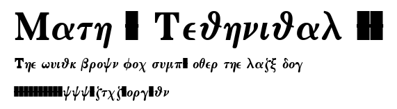 Math & Technical 13.ttf