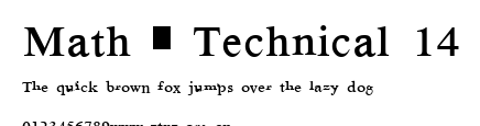 Math & Technical 14.ttf