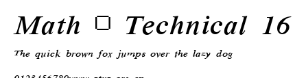 Math & Technical 16.ttf