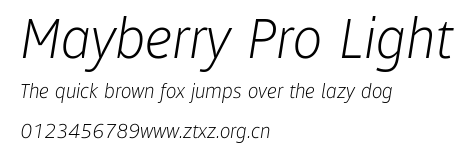 Mayberry Pro Light.ttf