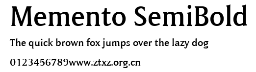 Memento SemiBold.ttf