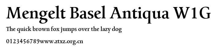 Mengelt Basel Antiqua W1G.ttf
