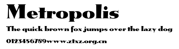 Metropolis.ttf