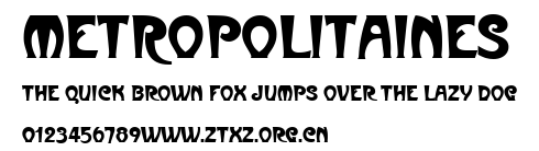 Metropolitaines.ttf