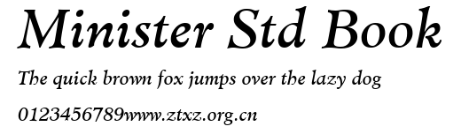 Minister Std Book.ttf