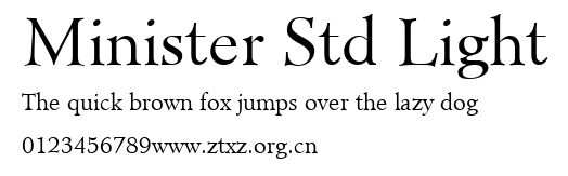 Minister Std Light.ttf