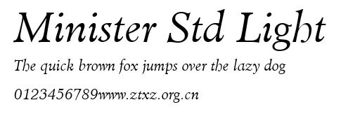 Minister Std Light.ttf