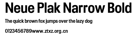 Neue Plak Narrow Bold.ttf