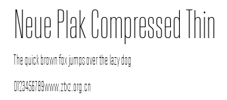 Neue Plak Compressed Thin.ttf