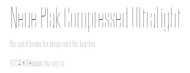 Neue Plak Compressed UltraLight.ttf