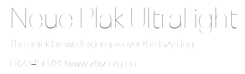 Neue Plak UltraLight.ttf