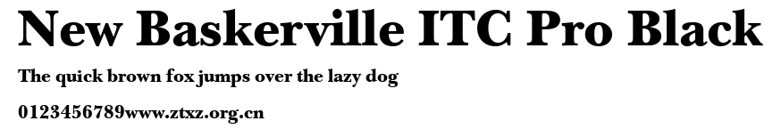 New Baskerville ITC Pro Black.ttf
