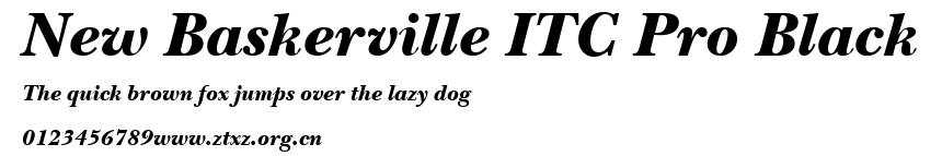New Baskerville ITC Pro Black.ttf