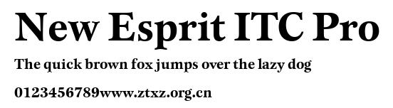 New Esprit ITC Pro.ttf
