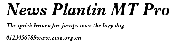 News Plantin MT Pro.ttf
