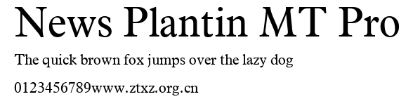 News Plantin MT Pro.ttf