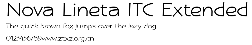 Nova Lineta ITC Extended.ttf