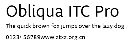 Obliqua ITC Pro.ttf