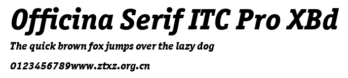 Officina Serif ITC Pro XBd.ttf