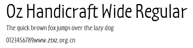 Oz Handicraft Wide Regular.ttf