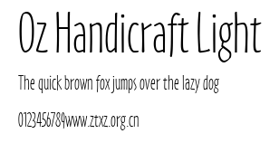Oz Handicraft Light.ttf
