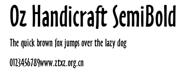Oz Handicraft SemiBold.ttf
