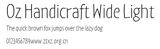 Oz Handicraft Wide Light.ttf