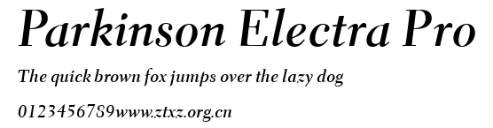Parkinson Electra Pro.ttf