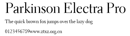 Parkinson Electra Pro.ttf