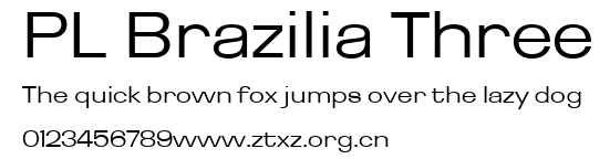PL Brazilia Three.ttf