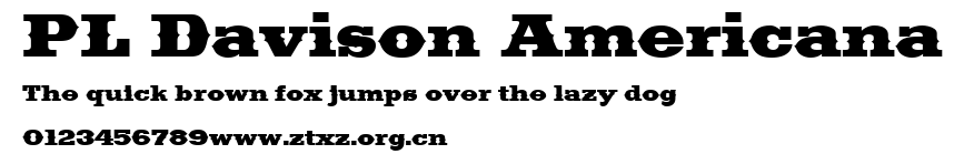 PL Davison Americana.ttf