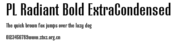PL Radiant Bold ExtraCondensed.ttf