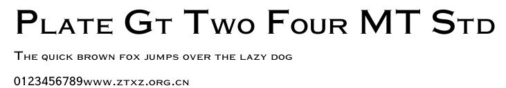 Plate Gt Two Four MT Std.ttf