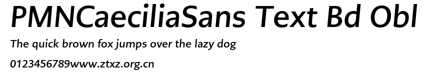 PMNCaeciliaSans Text Bd Obl.ttf