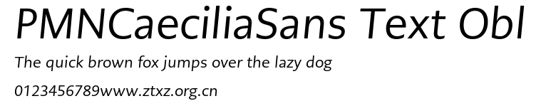 PMNCaeciliaSans Text Obl.ttf