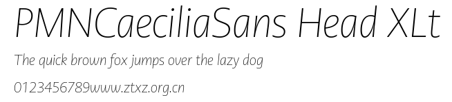 PMNCaeciliaSans Head XLt.ttf