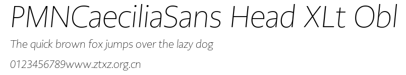 PMNCaeciliaSans Head XLt Obl.ttf