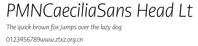 PMNCaeciliaSans Head Lt.ttf