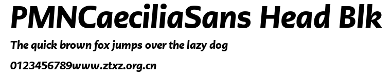 PMNCaeciliaSans Head Blk.ttf