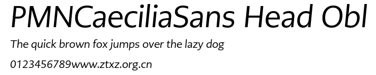 PMNCaeciliaSans Head Obl.ttf
