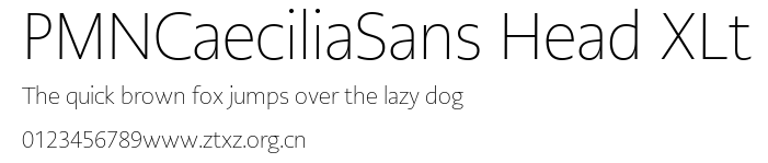 PMNCaeciliaSans Head XLt.ttf
