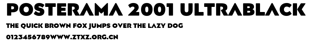 Posterama 2001 UltraBlack.ttf
