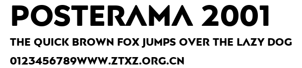 Posterama 2001.ttf