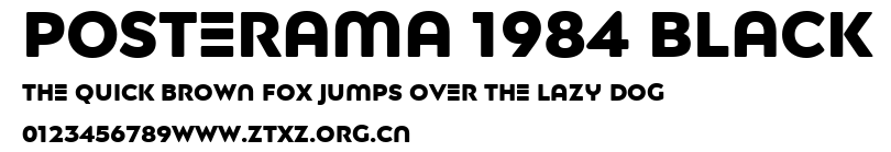 Posterama 1984 Black.ttf