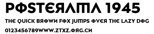 Posterama 1945.ttf