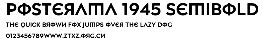Posterama 1945 SemiBold.ttf